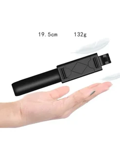 Bluetooth-Mini-Selfiestick in Schwarz