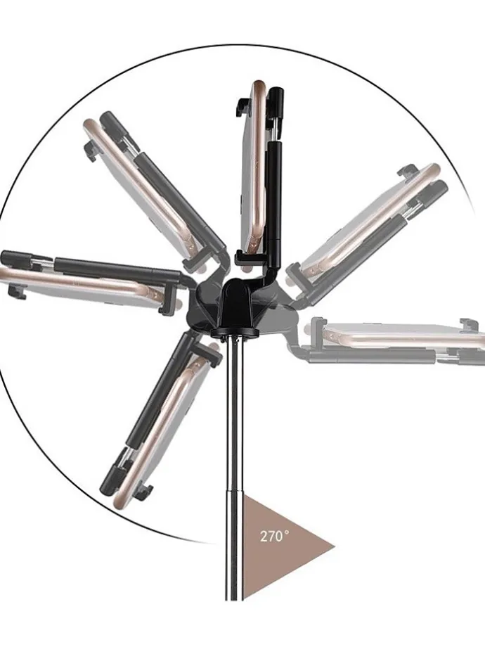 Bluetooth-Mini-Selfiestick in Schwarz