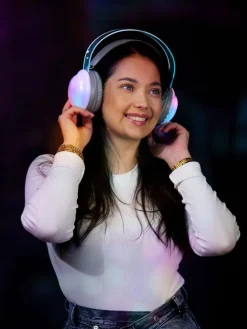 Bluetooth-On-Ear-Kopfhörer in Grau