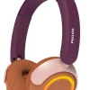 Bluetooth-On-Ear-Kopfhörer "TAK4200MP" in Lila/ Hellbraun