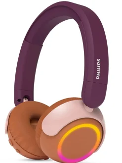 Bluetooth-On-Ear-Kopfhörer "TAK4200MP" in Lila/ Hellbraun