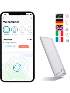 Bluetooth-Schlüsselfinder "Finder flat" in weiß