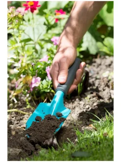 Blumenkelle in Türkis - (B)8 cm