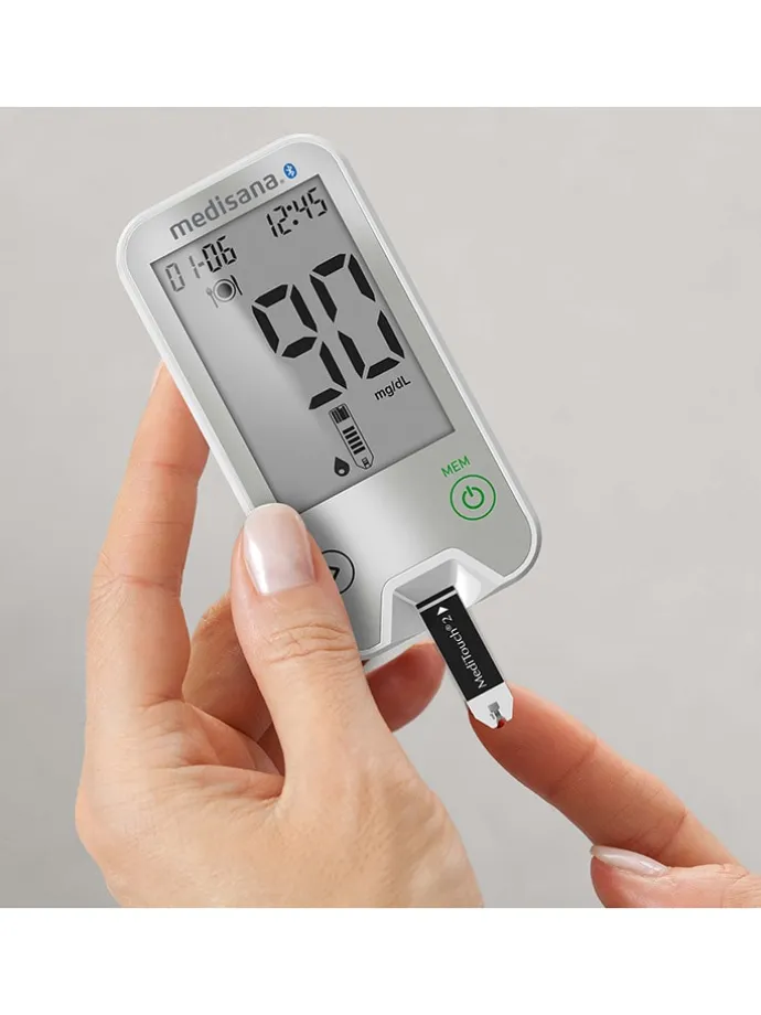 Blutzuckermessgerät "MediTouch 2" in Weiß