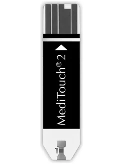 Blutzuckerteststreifen ''MediTouch 2'' in Schwarz - 50 Stück