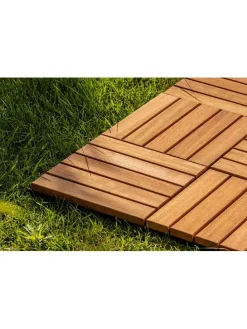 Bodenplatte in Natur - (L)30 x (B)30 cm