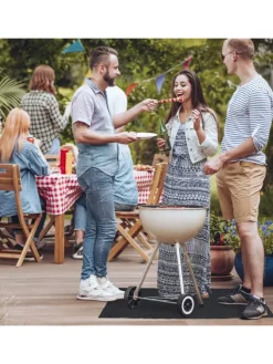 Bodenschutzmatte in Anthrazit - (B)150 x (T)100