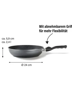 Bratpfanne ''Flex'' in Grau - Ø 24 cm