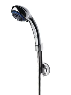 Brausekopfhalter VacuumCap Isa, flexibel chromfarben ca. 65 x 65 x 165 mm