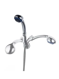 Brausekopfhalter VacuumCap Isa, flexibel chromfarben ca. 65 x 65 x 165 mm