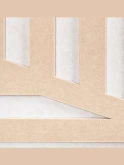 Büro-Raumteiler FUTURA in Beige/Weiß - (W) 180 x (H) 180 x (L) 2 cm