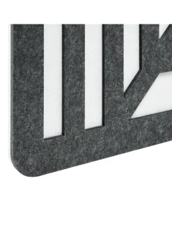 Büro-Raumteiler FUTURA in Grau - (W) 180 x (H) 180 x (L) 2 cm