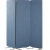 Büro-Raumteiler STANDI in Blau - (W) 184 x (H) 184 x (L) 30 cm
