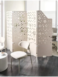 Büro-Raumteiler STARRY in Beige - (W) 240 x (H) 180 x (L) 2 cm