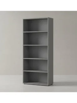 Büro-Set XL Schrankwand Soft-Close Graphit Aktenschrank Büromöbel