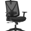 Bürostuhl in Schwarz - (B)70 x (H)133 x (T)68,5 cm