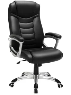 Bürostuhl in Schwarz/ Türkis - (B)74 x (H)120 x (T)67 cm