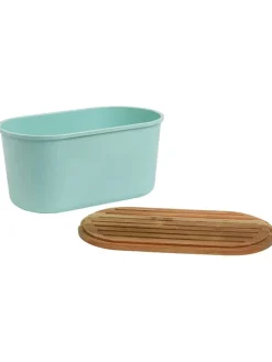Brotbox "Fresh" in Türkis - (B)37 x (H)17 x (T)21,5 cm