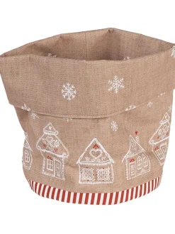 Brotkorb in Beige - (H)16 x Ø 15 cm