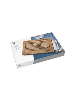 Brotschneidebrett mit Auffang