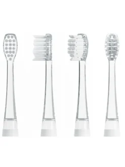 BUBBLE BRUSH Ersatzbürstenköpfe 6er Set in transparent
