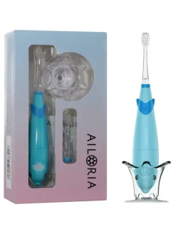 BUBBLE BRUSH Kinder-Schallzahnbürste in blau