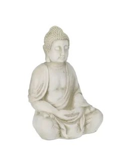 Buddha-Figur in Creme - (H)70 cm