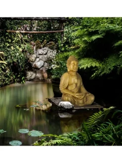 Buddha-Figur in Gold