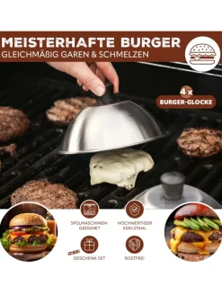 Burgerhauben-Set 4er