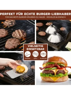 Burgerhauben-Set 4er