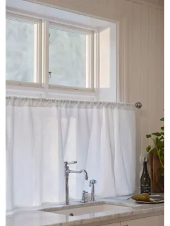 Caféhausvorhang "Lina" in Weiß