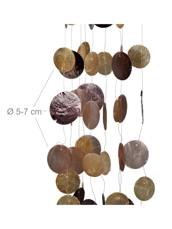 Capiz Windspiel in Bunt