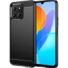 Carbon Case Hülle kompatibel mit Honor 200 schwarz in Schwarz