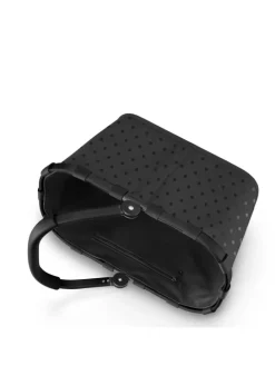 Carrybag - Einkaufskorb (cord dark matcha) in frame glossy dots