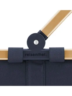 Carrybag - Einkaufskorb (cord dark matcha) in midnight gold