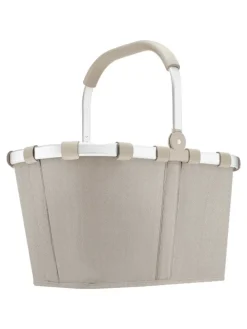 Carrybag - Einkaufskorb (cord dark matcha) in herringbone sand