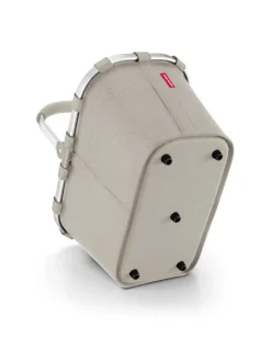 Carrybag - Einkaufskorb (cord dark matcha) in herringbone sand