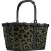 carrybag xs - Einkaufskorb 21 cm (teddy leo olive) in teddy leo olive