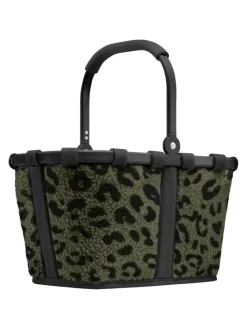 carrybag xs - Einkaufskorb 21 cm (teddy leo olive) in teddy leo olive