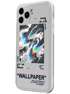 Case für iPhone 11 in Transparent/ Bunt