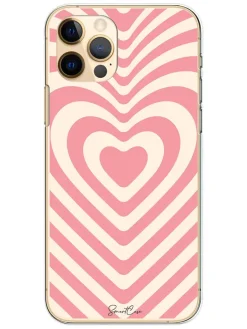 Case für iPhone 14 Pro Max in Rosa/ Creme