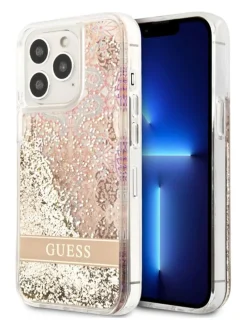 Case für iPhone 14 Pro Max in Transparent/ Gold