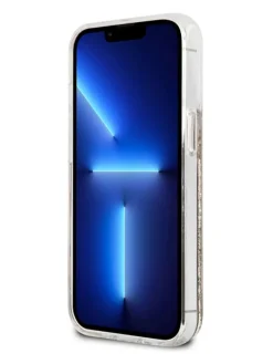 Case für iPhone 14 Pro Max in Transparent/ Gold