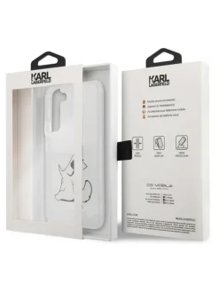 Case für Samsung Galaxy S22+ in Transparent/ Weiß