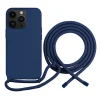 Case mit Kordel für iPhone 13 PRO in Dunkelblau