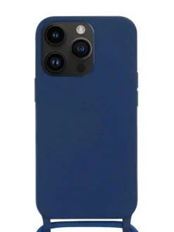 Case mit Kordel für iPhone 13 PRO in Dunkelblau