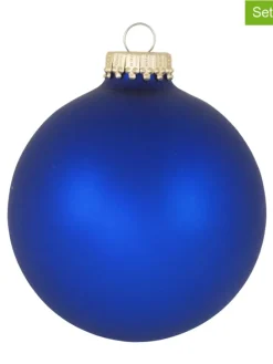 Christbaumkugeln in Blau - 4 Stück