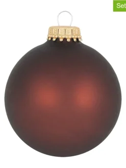 Christbaumkugeln in Braun - 8 Stück