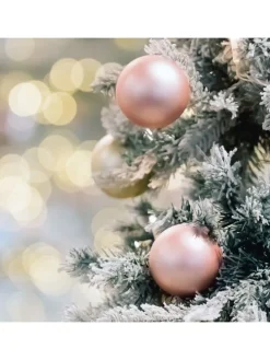 Christbaumkugeln in Rosa/ Gold - 20 Stück - Ø 4 cm