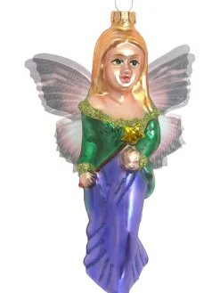 Christbaumornament "Fee mit Flügeln" in Bunt - (L)14 cm